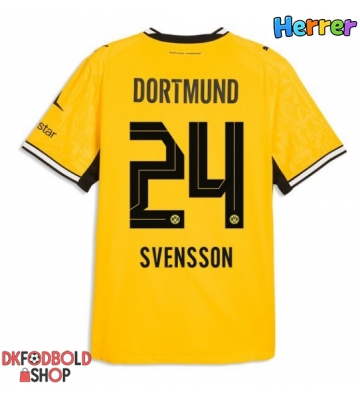 Borussia Dortmund Daniel Svensson #24 Hjemmebanetrøje 2026-27 Kort ærmer Borussia Dortmund Daniel Svensson #24 Hjemmebanetrøje 2026-27 Kort ærmer